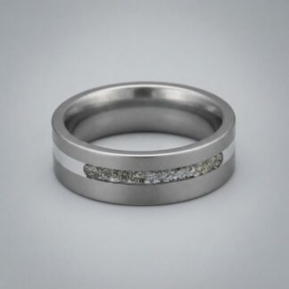 Titan - Silber Asche Ring;