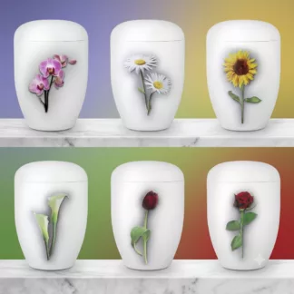 Naturstoffurne Edition Fleur Blanche