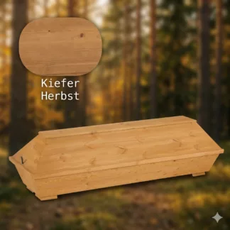 Einfacher Holzsarg, Sarg für Feuerbestattung