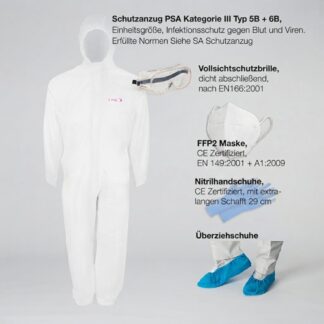 Persönliche Schutzausrüstung Set;