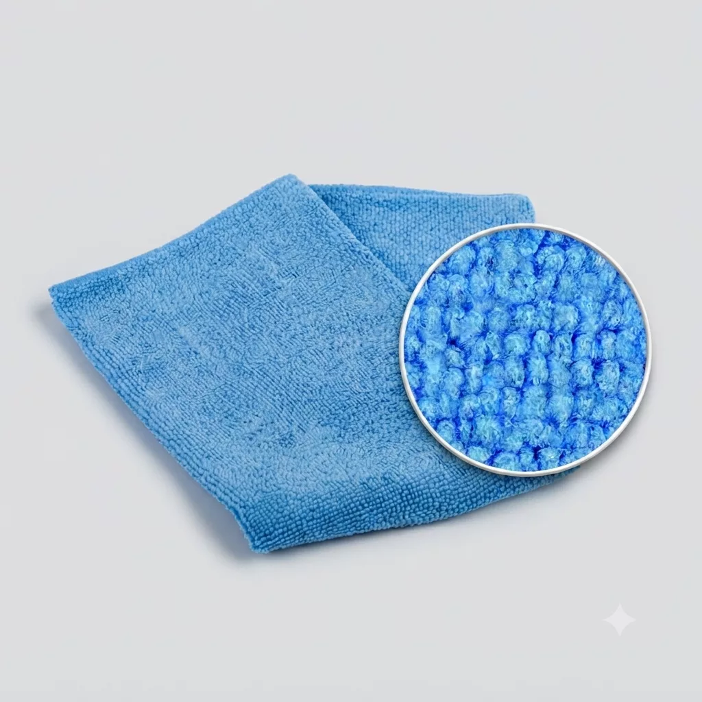 Mikrofasertücher, Format: 40 x 40 cm, einzeln verpackt, blau, 200 Stück.