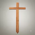 Grabkreuz Eiche Modell 9-100, 45 x 100 cm,  8 cm breit (Stärke 21 mm)