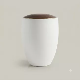 Keramikurne - Florentina Ceramica Oberfläche samtweiß