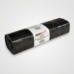 Schwarze Zugbandsäcke 60 Liter Typ 70 aus LDPE-Regenerat