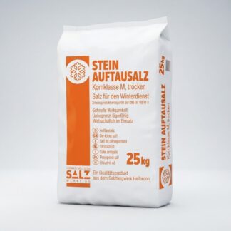 Steinauftausalz Kornklasse M, 25 kg;