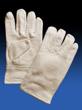 Baumwolle Trikothandschuhe Handinnenfläche und Daumen verstärkt