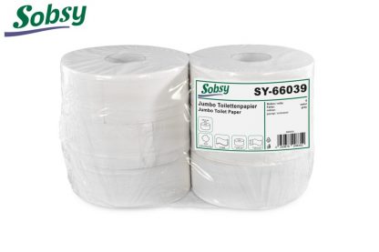 Jumbo Toilettenpapier 2-lagig ø25 cm recycling 6 Rollen