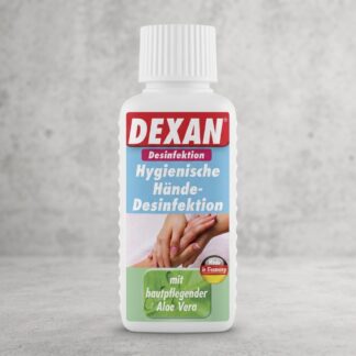 DEXAN alkoholische Händedesinfektion in der 500 ml Flasche mit Aloe Vera für hygienische Händedesinfektion