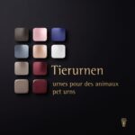 Digitaler Katalog für Tierurnen und Gedenk-Medaillons mit Größentabelle