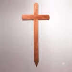 Grabkreuz Eiche 60 x 150 cm 10 cm breit