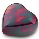 Metall Mini-Urne Herz Raku