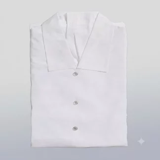 Klassischer Sterbetalar in bequemer Übergröße aus hochwertiger Baumwolle als Unisex-Modell für Bestattungen