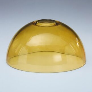Grablampeneinsatz aus Glas halbrund H= 8cm, Ø 14 cm