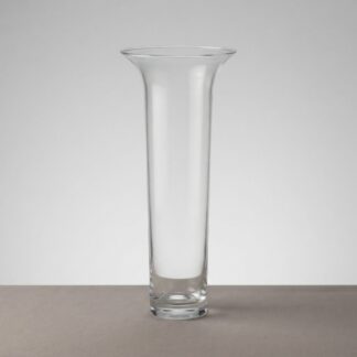 Vaseneinsatz Kunststoff transparent mit Tellerrand für Grabvasen
