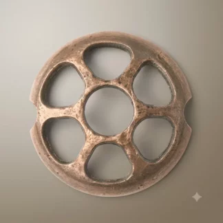 Blumenverteiler 9.0 cm Ø Bronzeguss für Friedhofsvasen