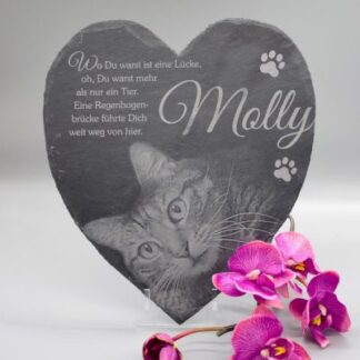 Schieferherz 26 x 29 cm