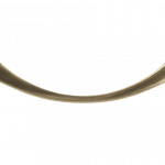 Sarggriffe Metallguss, Altgold, 230 mm