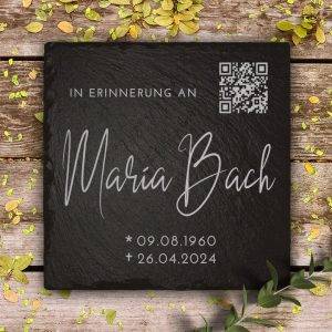 Grabtafeln mit QR-Code