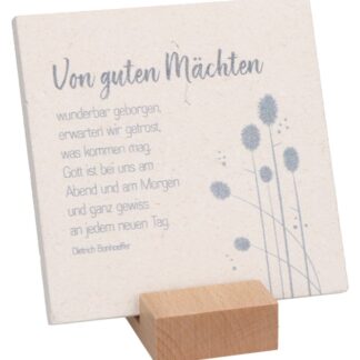 Natursteintafel - Von guten Mächten
