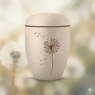 Urnen mit Pusteblume