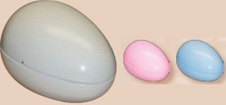 Fötensarg in Eiform, Eiersarg in weiß Lack oder Sonderfarben;