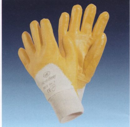 Fünffingerhandschuh aus Baumwolle-Interlock-Gestrick