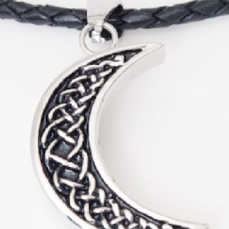 Asche Anhänger, Amulett „Halbmond“