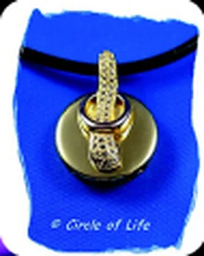 Amulett „Heiland“ Der Ring und das Band symbolisieren „Unvergessenheit”, 925er  Silber