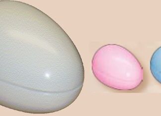 Kindersärge in Eiform 60 cm, weiss oder Sonderfarben;