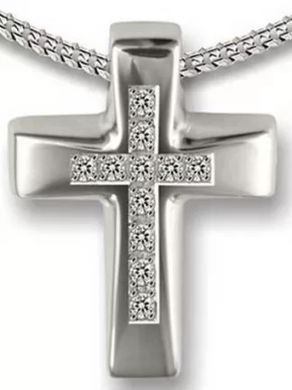 Ascheanhänger "Kreuz" Sterlingsilber (925);