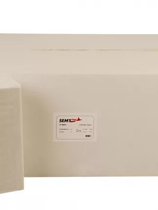 2-lagig, Z/Interfold, 24,5x22cm, weiß 3750