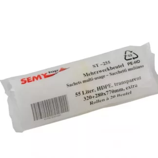 320+280x770mm - extra, ca. 55 Liter, mit PP-Band, transp. 20x20 Stk