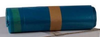 Zugbandsack, Format: 700 x 1.000 mm, Typ 60 extra, blau 10 x 25 Stück