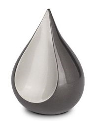 Metall Mini-Urne Teardrop, Inhalt in Liter: 0,15 Höhe in cm: 9;