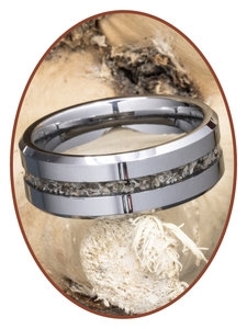 Tungsten Carbide Design Asche Ring „Helena“;