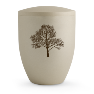 Biourne, Edition BOK, champagner, Baum, an die bekannten BOK Motive angelehnt biologisch abbaubar;