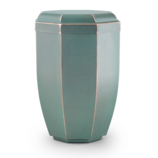 Cupat - oder Kupferurne, von Hand patiniert;