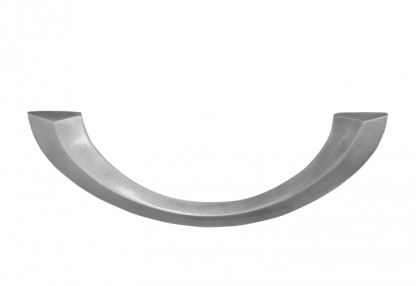 Sarggriffe Metallguss, Silber, 230 mm;